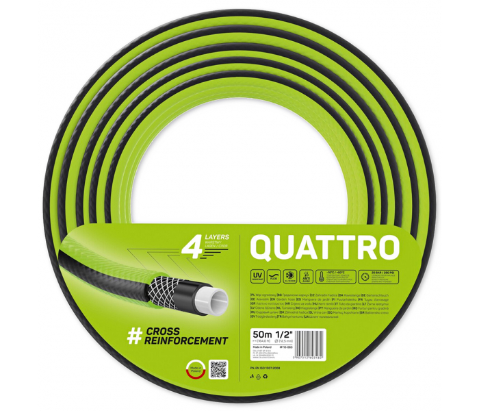 Wąż ogrodowy QUATTRO 1/2" 50m Cellfast