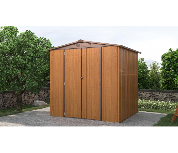 Domek ogrodowy RICHMOND 228x202cm Oak Brown - Hardmaister