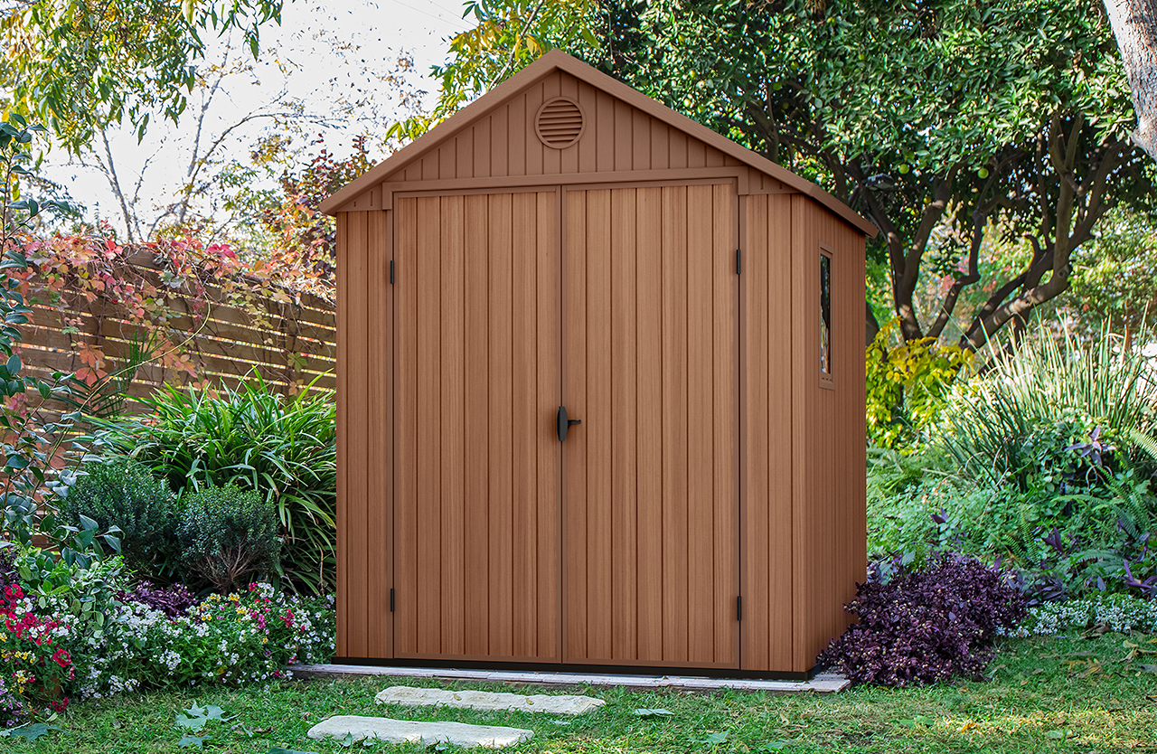 Domki narzędziowe Domek ogrodowy Darwin 6x8 Brown Keter