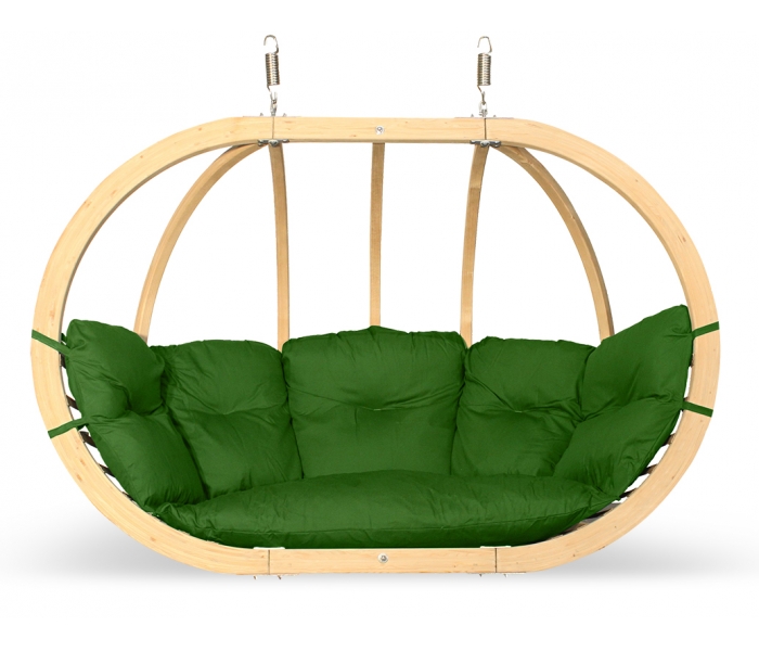 Fotel hamakowy drewniany O-ZONE PREMIER Zielony