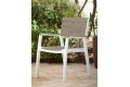 Krzesło ogrodowe FLORENCE White Cappuccino
