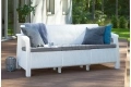 Sofa ogrodowa CORFU LOVE SEAT MAX White
