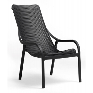 Krzeslo NARDI Net Lounge Antracite front