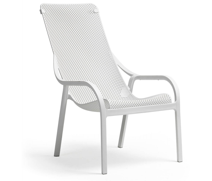 Krzeslo NARDI Net Lounge Bianco front