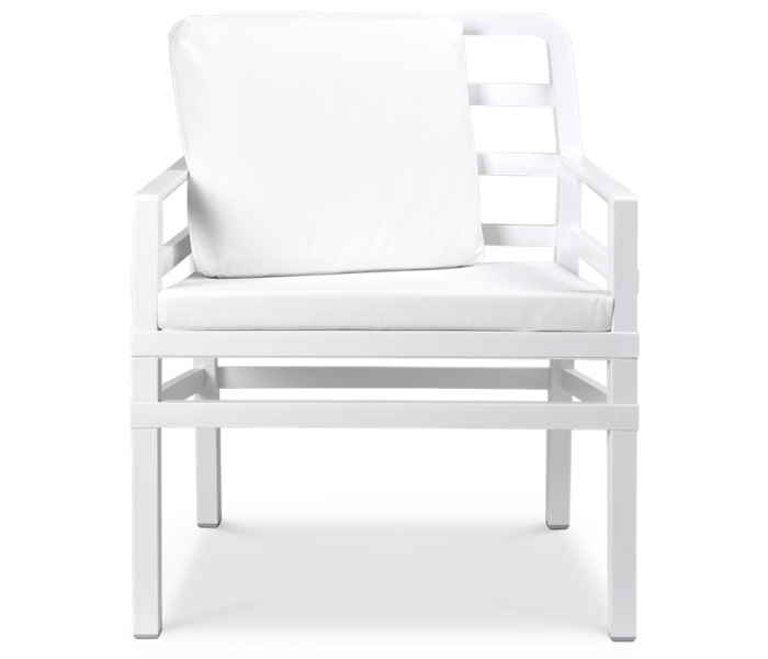 Fotel Nardi ARIA Bianco Acrilico Bianco