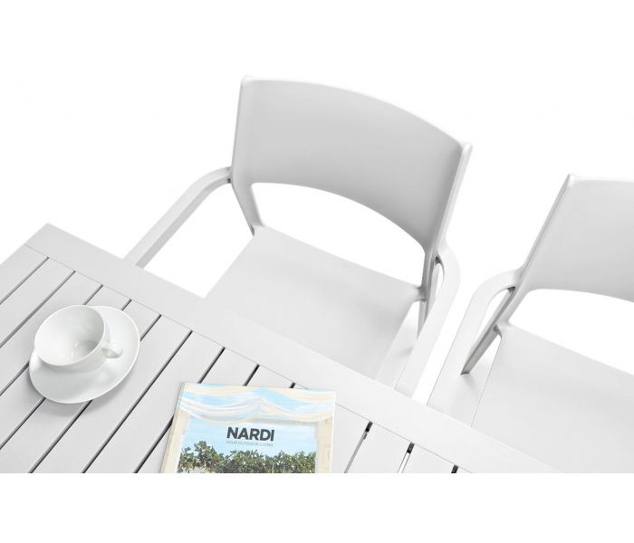 Komplet ogrodowy Nardi TRILL/CUBE 140 4+1 Bianco