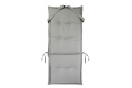 Poduszka na leżak z oparciem Smoke Grey 116x51cm - MOODME