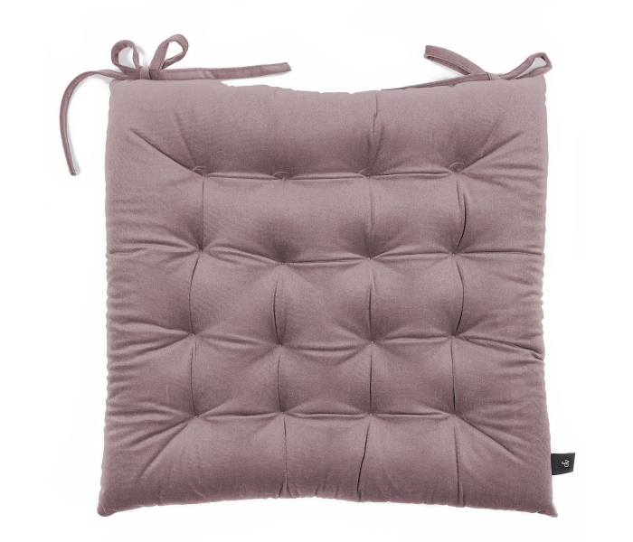 Różowa poduszka na krzesło Pierre 43x43 - MOODME