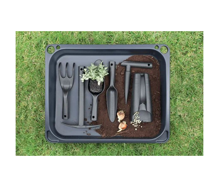 Narzędzia ogrodowe Respana Gardening Tools Set, czarne - PROSPERPLAST